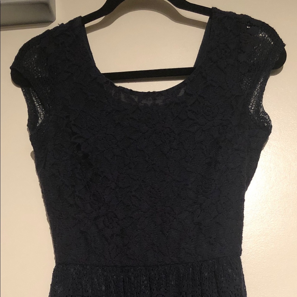 Blue lace dress NWT
